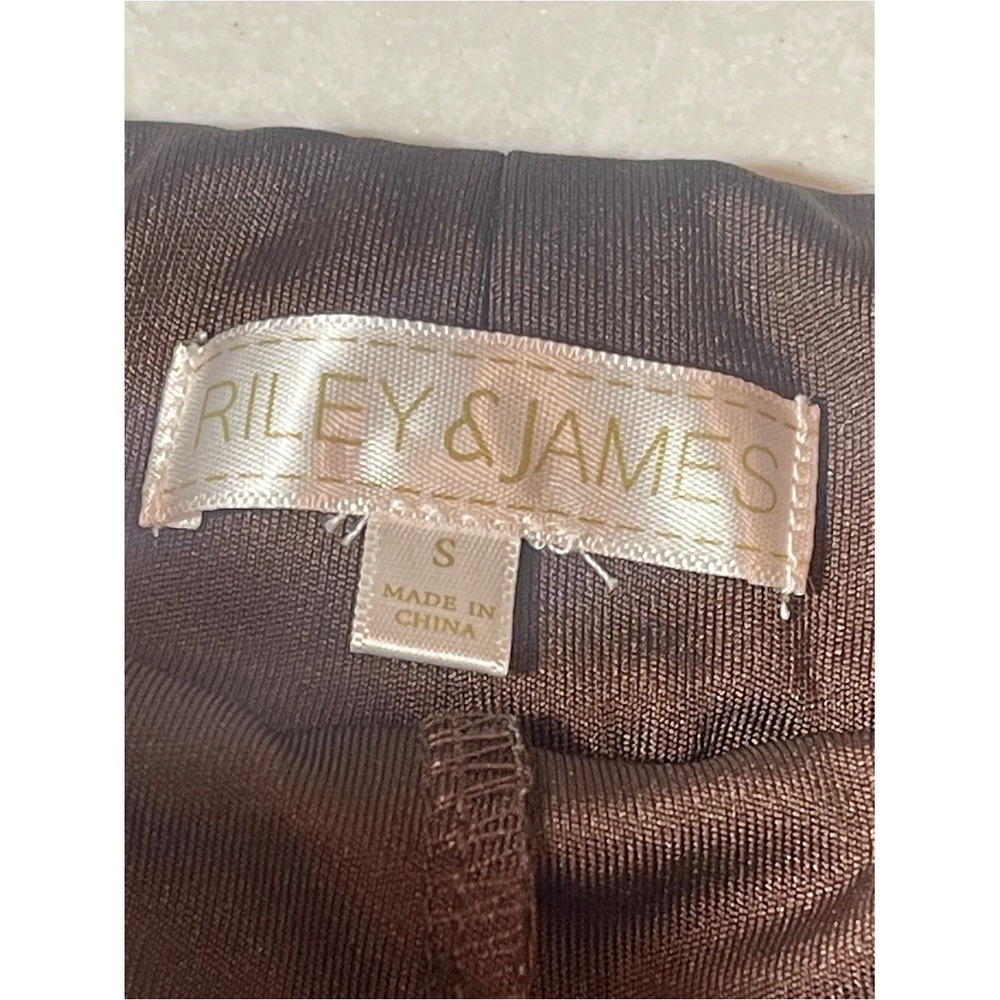 Riley & James Brown Pleated Mini Skirt Skort Small Preppy School Girl Athletic - Picture 6 of 8